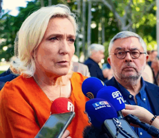 Rassemblement National's Marie Le Pen